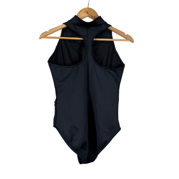 Magicsuit NWT Laguna Beach Coco Zip Front One Piece Swimsuit Black Size 10 - Picture 3 of 12